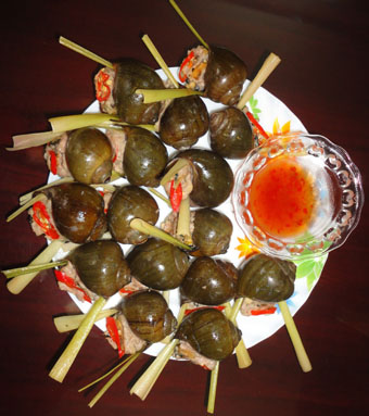 ỐC BƯƠU DỒN THỊT